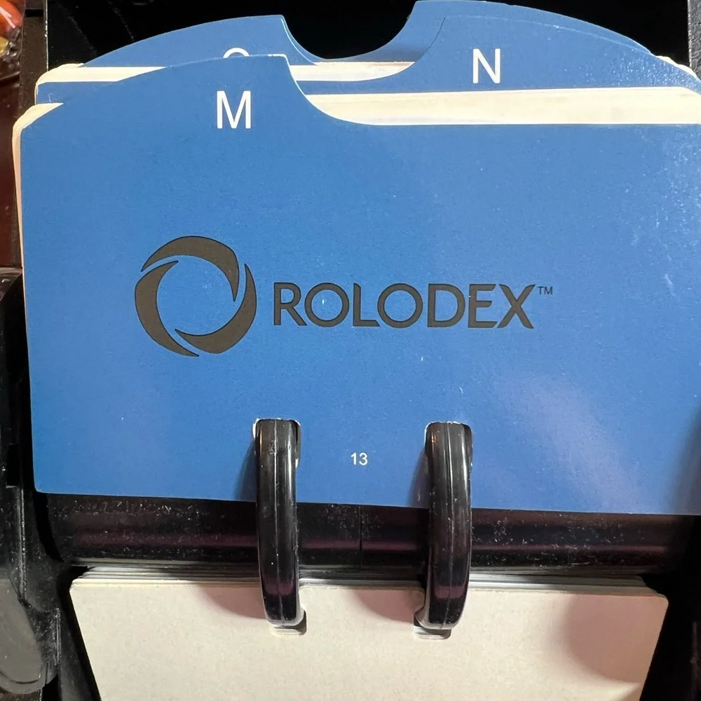 Rolodex Black Rotary Card File - Picture 7 of 7